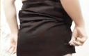 Ladyboy Kitty: Cute Sexy Hot Ladyboy Short Skirt Nylon Stocking Shemale