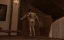 Wraith Futa: Hete valstrik neukt een hete ladyboy in stand en draag...