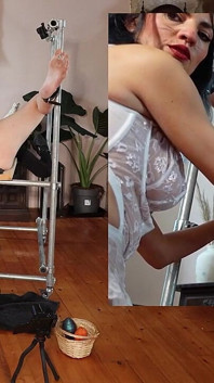 Unhinged Femdom Easter Bunny Bondage