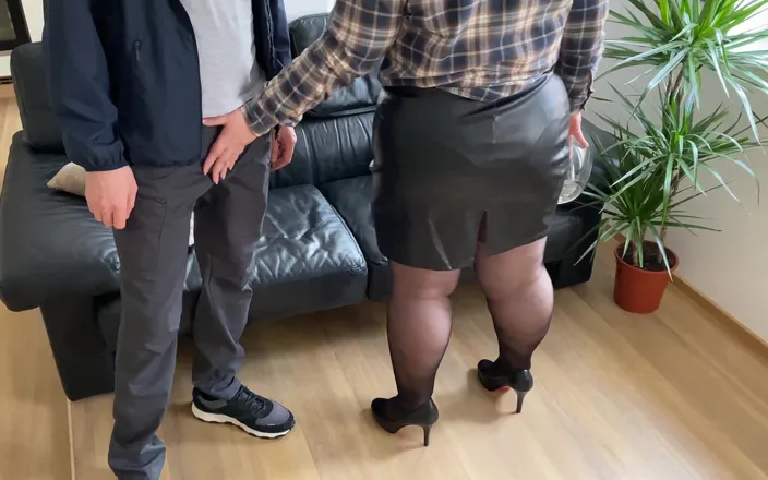 OurFetishLife: Wet Panties of Mother-in-law's Hairy Pussy Are Every Son-in-law's Dream