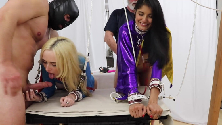 Azure Sky Films: Candy White/Viva Athena Supergirl Solo 1-3 Bondage doggy-style cowgirl blowjobs deepthroat...