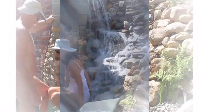 Candi Annie: Çeşmede Eğlenceli açık Havada Sikiş - Candi Annie