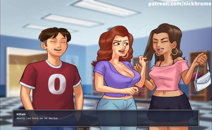 Cartoon Universal: Summertime saga part 163 - favourite bitch in college ( Spanish sub )