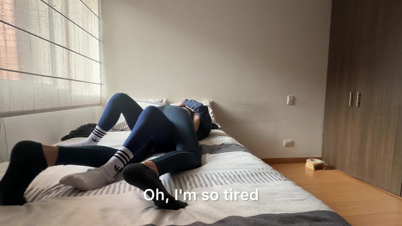 scarlettandc: ジムから帰ってきて、とても熱かったのでセックスしました