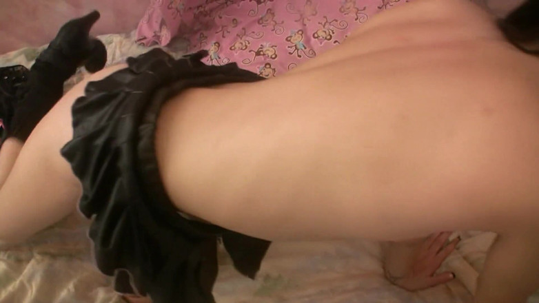 TeenXXX Stories: Hot and willing brunette gets to watch as she masturbates...