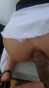 Slutty Maid Gets Analed by a BBC