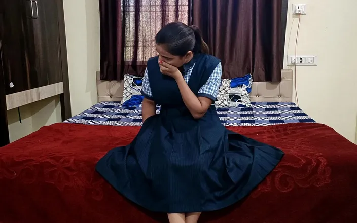 Kamini Bhabhi: Beautiful 18 Year Old Indian Girl in College Outfits Seducing Her...