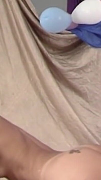 Blindfolded Curly MILF Enjoys Passionate Bedroom Session