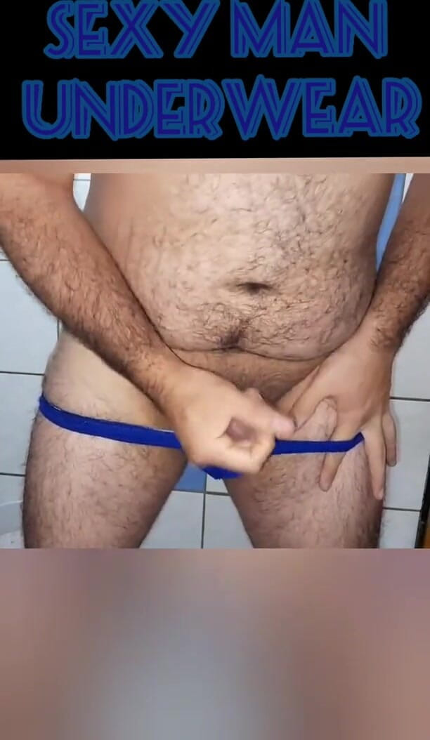Davidandrexxx: Sexy blue thong