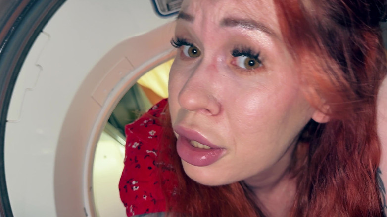 Toma Mur: Stiefsohn Fickt Stiefmutter in Der Waschmaschine Stecken - Heißes Creampie-finish