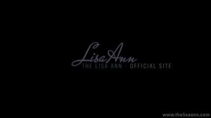 The Lisa Ann: Lisa Ann does hot strip tease and pussy fingering orgasm