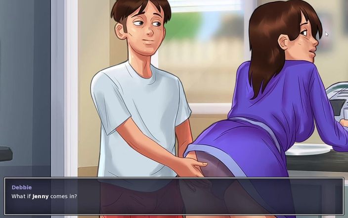 LewdArcade: Summertime saga cookie jar - coleção de cenas de sexo debbie -...