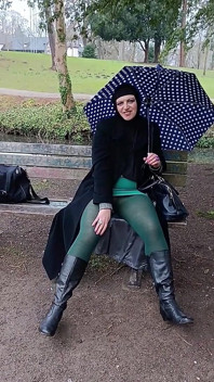 I Played with a Big Cock Outside in the Park, Gave a Blowjob, and Even Peed