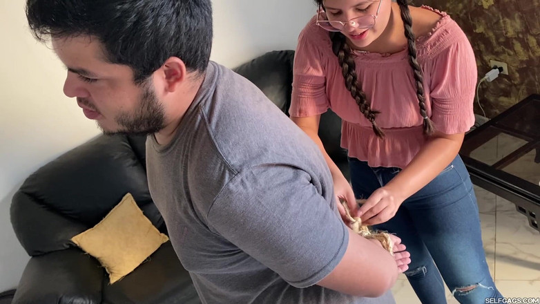 Selfgags femdom bondage: Best Buddies From School Live Out Their Secret Fantasies!