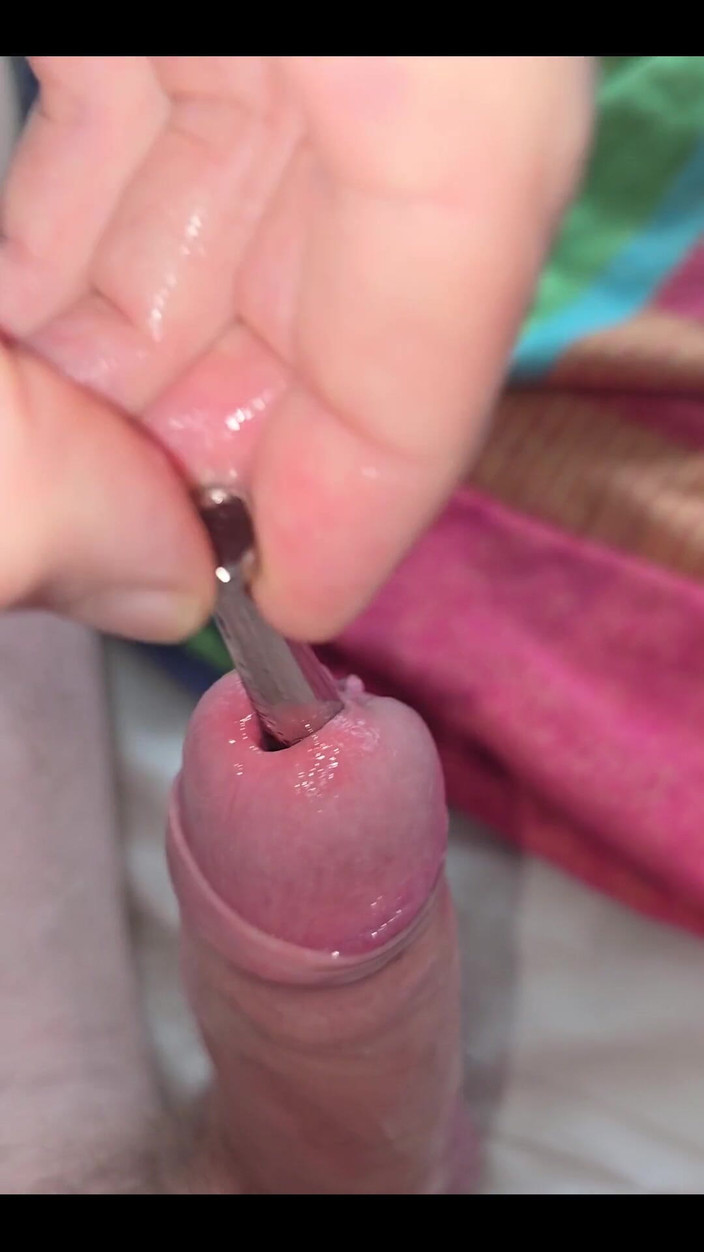 The Max Powers: Büyük kalın kremsi boşalmalı 8 mm yarak tıkacı boynuzlarım tadını çıkarıyor