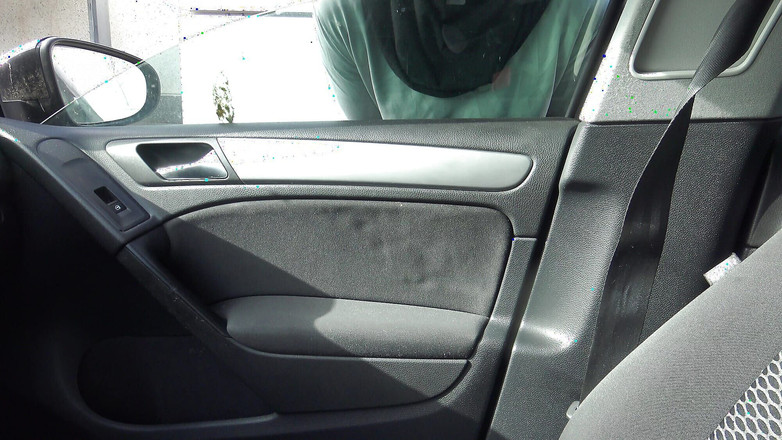 Souzan Halabi: Algerische prostituierte mit einem Touristen in ihrem Auto in einem...