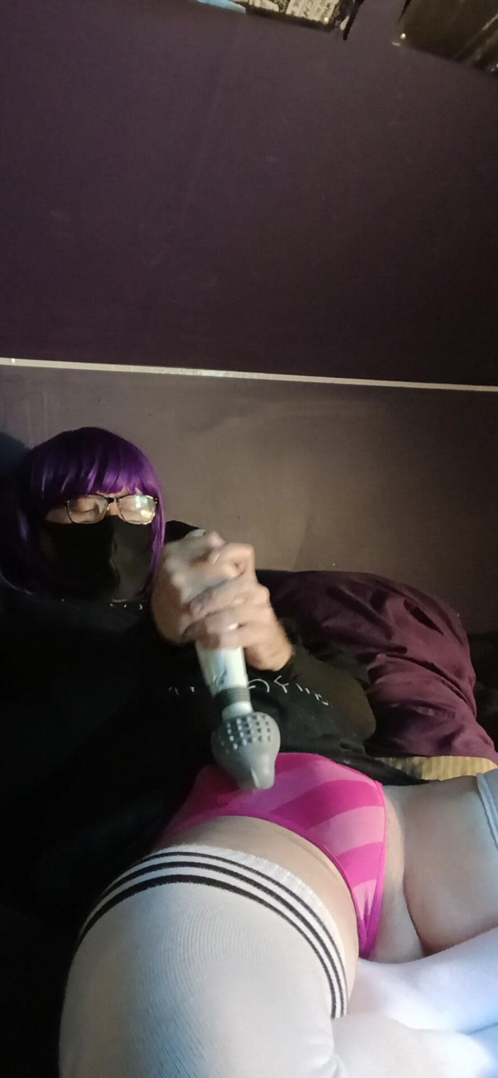 Raven LeSynn: Vibrator Masturbation and Cumming Through Panties with Raven Letrap