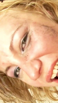 Blonde teen gets fucked really hard by neighbors with fetish