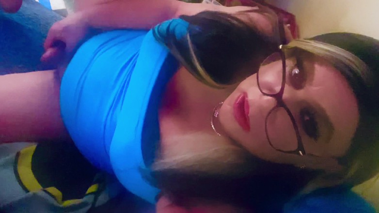 Krissy Sweets: Krissy Sweets Stroking Her She Cock