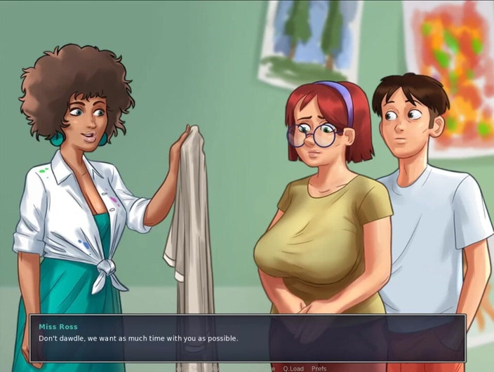 Miss Kitty 2K: Summertime Saga -nude Modelling - ( Miss Ross Route)- Part 161