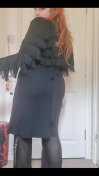 Serving You Morticia Addams Vibes