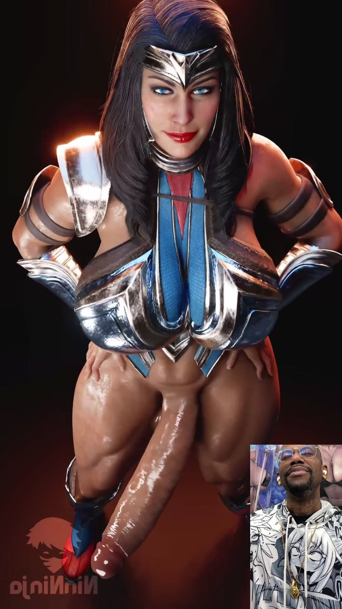 L6RD7BLU3 FUTA: Transgender wonder woman ngentot kontol basahnya di depan wajahmu