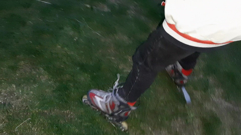 Lesbian-illusion: Eine rollschuh-stunde mit Cunnilingus