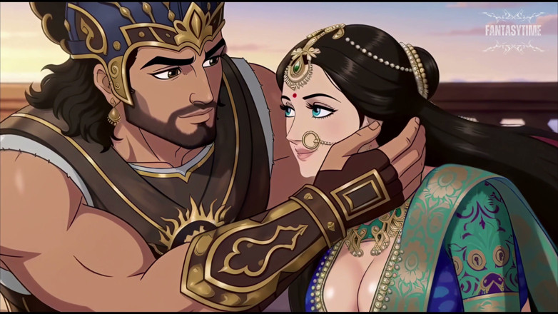 Fantasy time: Bahubali fickte Debsena anal auf einem Flugschiff (bahubali parodie 2)