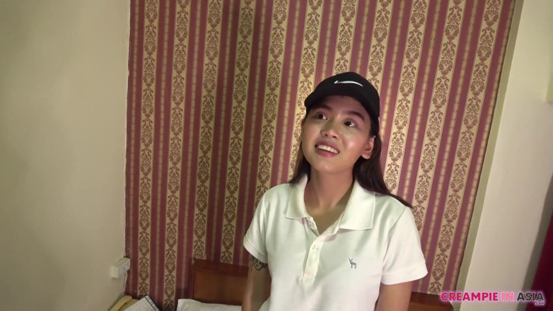 Creampie In Asia: Slim with big tits creampie