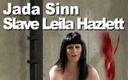 Picticon bondage and fetish: Jada Sinn &amp;amp; slaaf Leila Hazlett femdom geseling climax