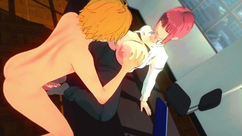 NSFWOtaku: Chainsawman - Makima Office Pleasure - 3D Hentai Animations