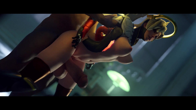 Velvixian3Futanari: Mercy Futa Valkyre (futa Shemale)