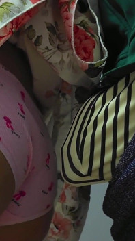 Omg!! Almost Seen When She Grab Stranger's Dick in a Packed Subway Metro
