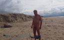 Mikey13: On the Beach - Taking My Shorts off