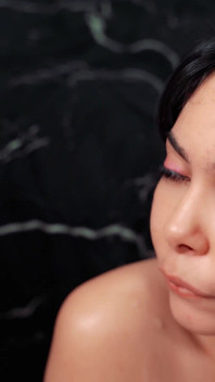 Petite Girl, Big Load: Cindy Swallows One While Getting Fucked B the Other, Ends Covered in Cum