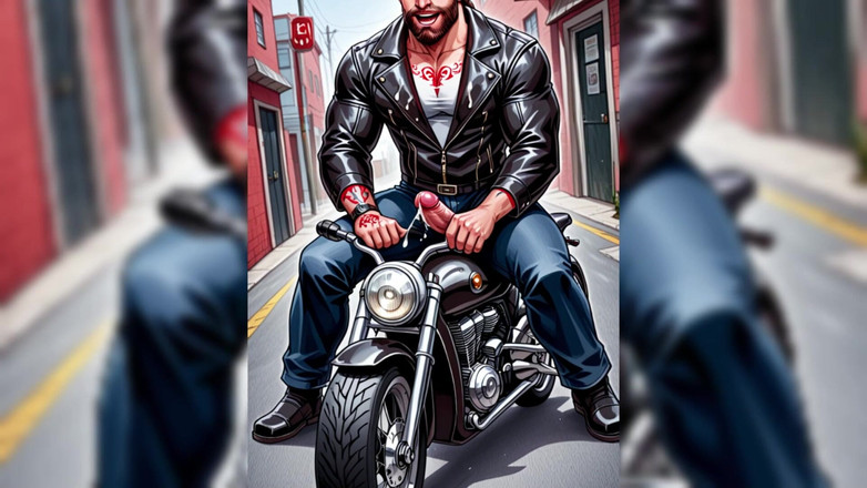 Erotic Man: Prezentace gayů Ai Biker