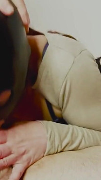 !!! Full Video Nr.9 !!! Deepthroat-Training, damit ich eine sehr gute Hure fr meinen Mann bin. Ich trainiere meine Mund-Muschi u