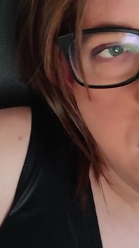 Masturbation on the Balcony and Trying Hot Cum From Condom