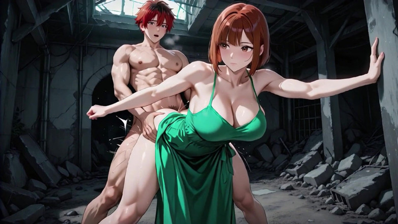 Tay Swift X: Redhead Anime Girl Fucked Hard in Ruined Factory - Dripping Cum...