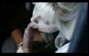 Rocco Siffredi 35mm: 차에서 자지를 빨아주는 금발 미녀