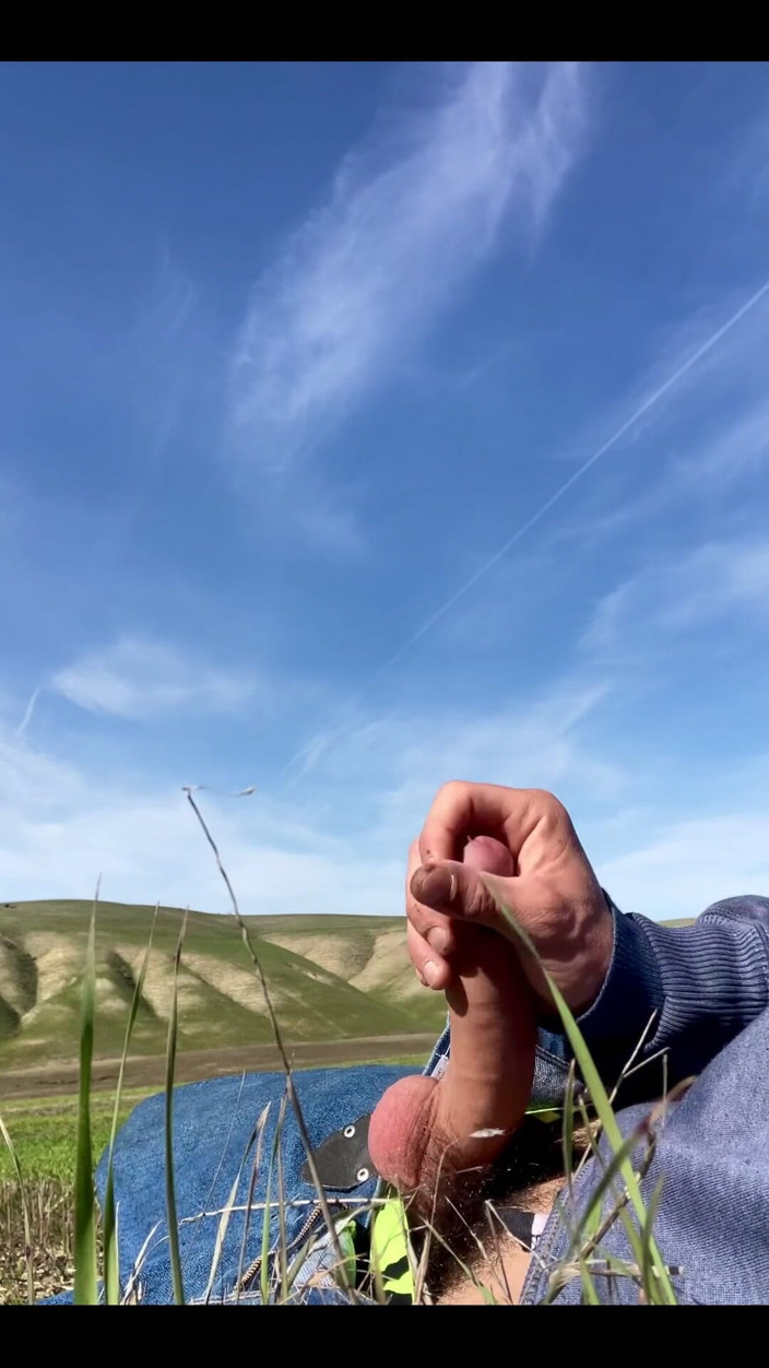 Joe Iandola: Cowboy Jacks off in a Farm Field