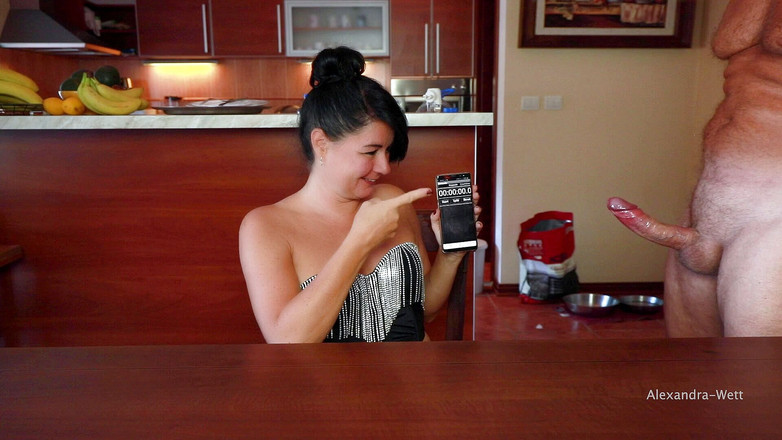 Alexandra Wett: 포경! 30초 도전!