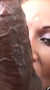 Slutty Brunette Layla Gives Black Guys a Memorable Blowjob and Deepthroat in a Fantastic Orgy