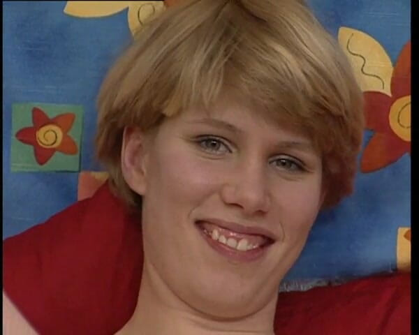 YOUR FIRST PORN: Madlene Has Fun in 4 Positions with the Dildo