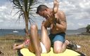 Latin Bang: Pussy licked latin babe gets fucked on the beach
