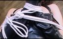 Asian SM: Tight Fitting Rubber Jacket Binding