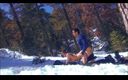 CBD Media: Мексиканський шик з товстими натуральними величезними цицьками трахається на снігу