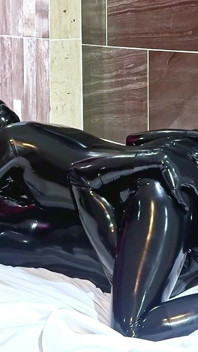 Double Dildo Fun, Part 1 - Alex Latex