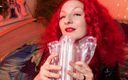 Arya Grander: ASMR plastic, hot-sounding video