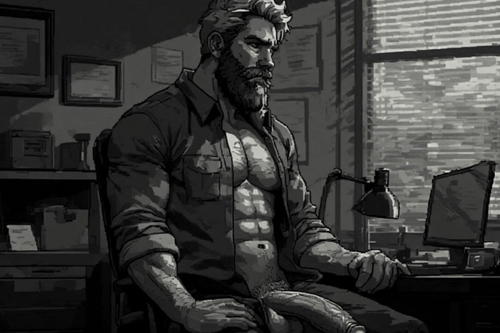 Erotic Man: Гетеросексуальный мужик умоляет тебя лизать его дырку